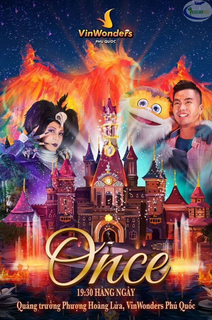 show diễn hoành tráng nhất tại Phú Quốc - nhạc nước Once tại Vinwonders