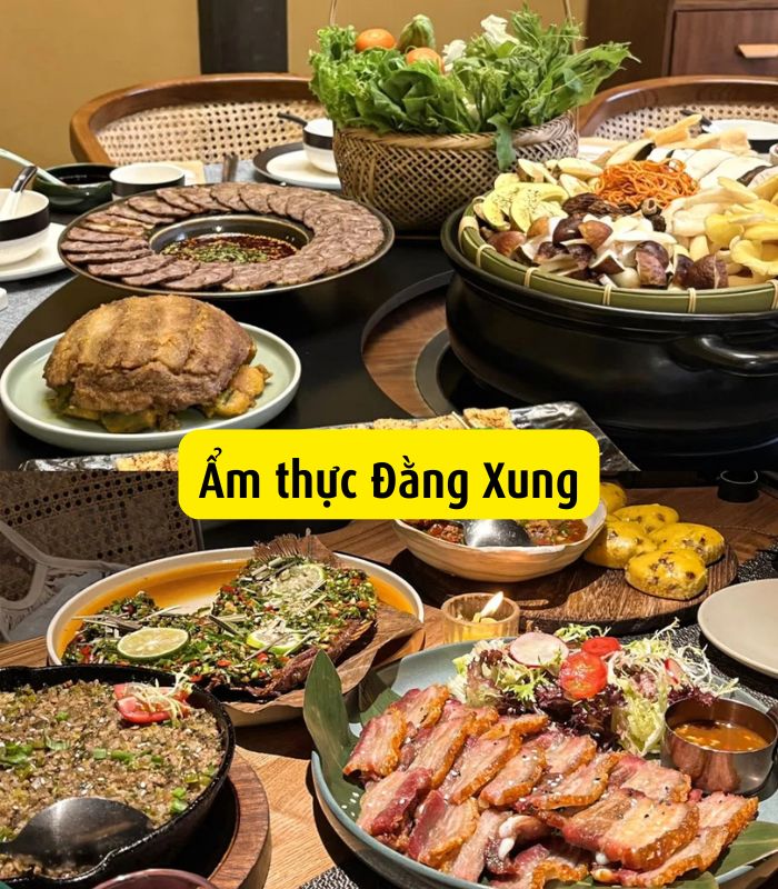 Thưởng thức ẩm thực khi du lịch Làng Ngân Hạnh Đằng Xung