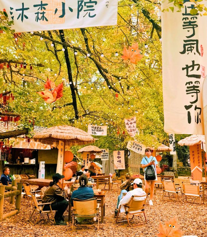 Vẻ đẹp của Làng Ngân Hạnh Đằng Xung mùa thu