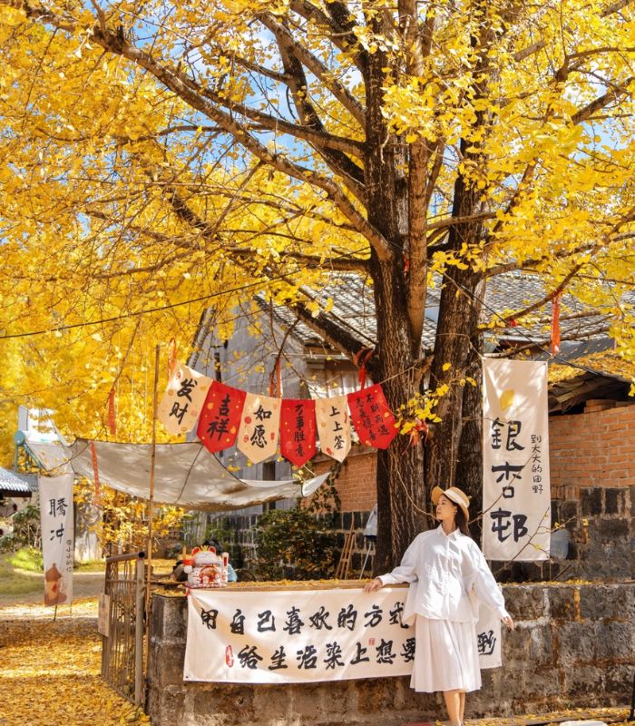 Kinh nghiệm chụp ảnh khi du lịch Làng Ngân Hạnh Đằng Xung mùa thu