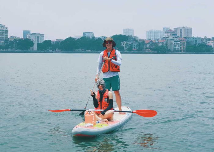 Kinh nghiệm chèo SUP Hồ Tây cho người mới