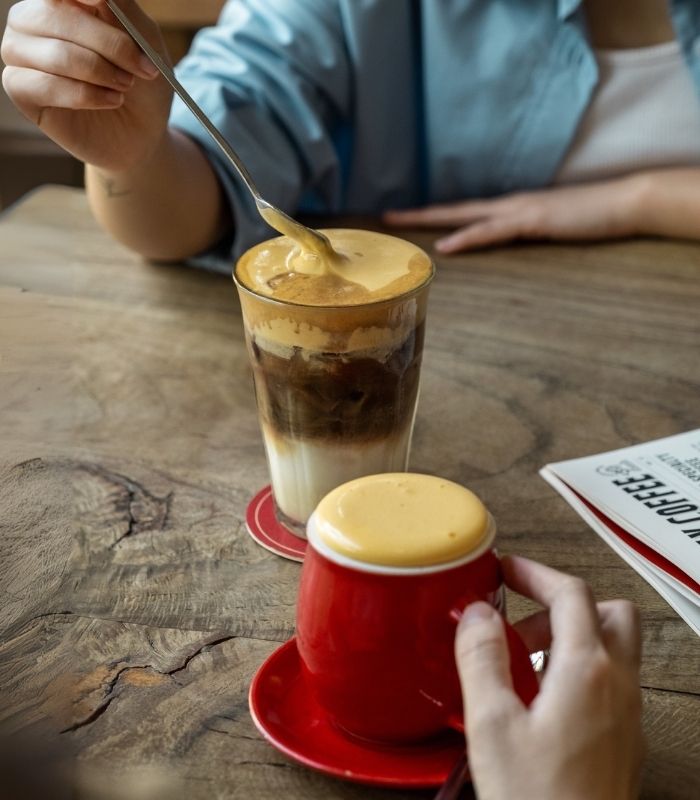 Món cà phê trứng Hà Nội chất lượng cao tại All Day Coffee