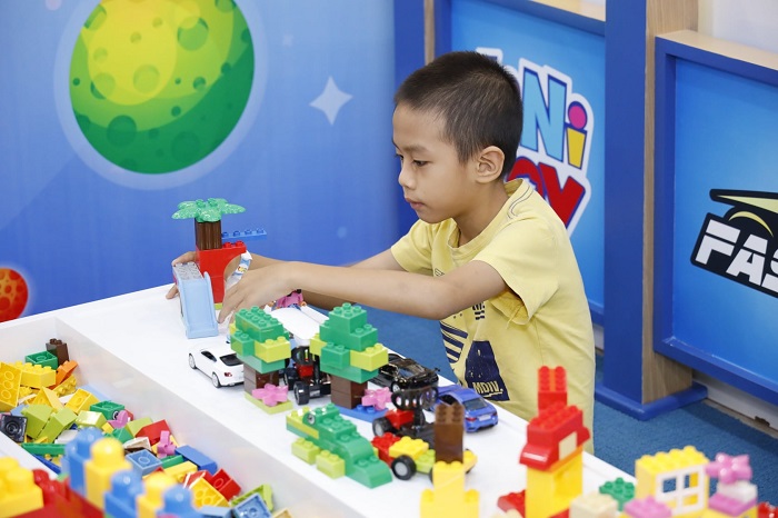 Có một khu vui chơi trẻ em ở Lotte Mall Tây Hồ được xem như thiên đường giải trí cho các bạn nhỏ