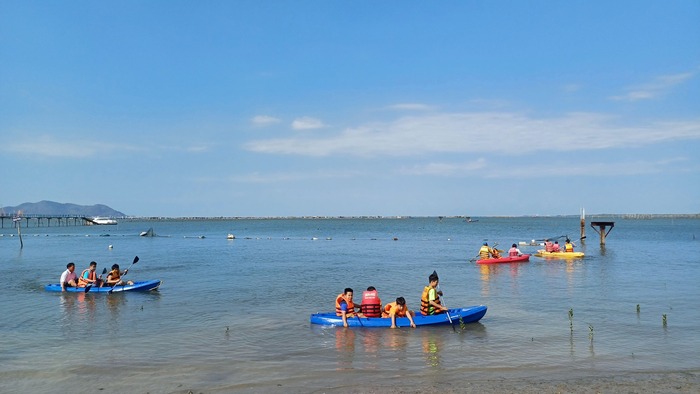chèo thuyền kayak tại đảo Gò Găng Vũng Tàu