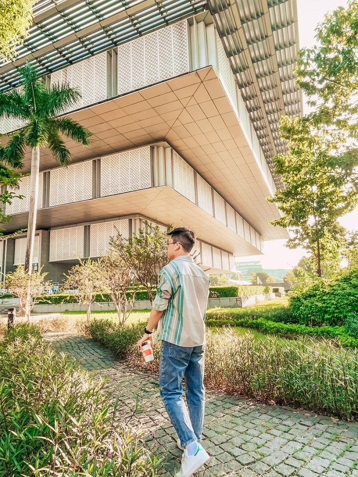 Không gian xanh mướt của Bảo tàng Hà Nội - Điểm vui chơi gần Bảo tàng Lịch sử Quân sự Việt Nam