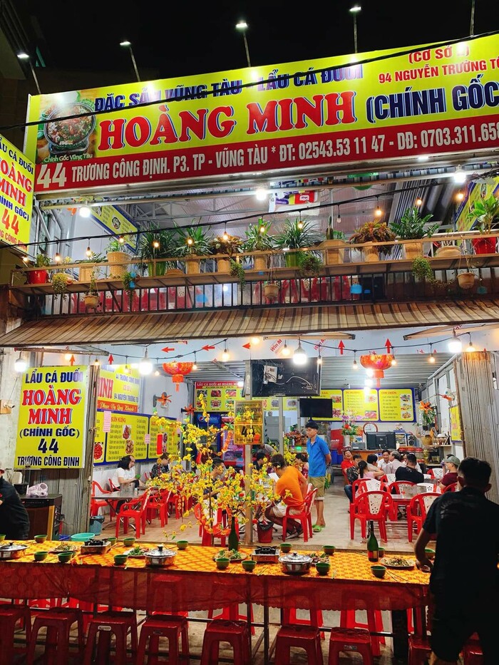 Quán hải sản ngon nổi tiếng ở Vũng Tàu - Lẩu cá đuối Hoàng Minh