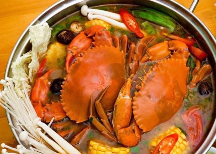 Món lẩu cua vàng "độc nhất vô nhị" tại nhà hàng Lẩu Cua Vàng