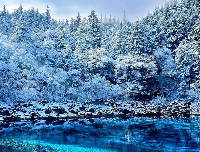 Cửu Trại Câu - điểm ngắm tuyết trung quốc mùa đông đẹp nhất