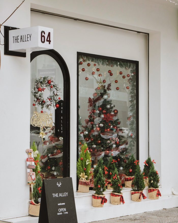 Quán cafe trang trí Giáng Sinh đẹp ở Đà Nẵng Cafeholic