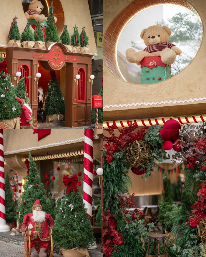 Quán cafe trang trí Giáng Sinh đẹp ở Đà Nẵng  