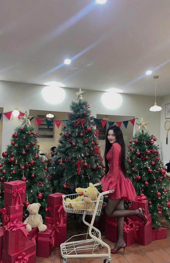 Quán cafe trang trí Giáng Sinh đẹp ở Đà Nẵng 