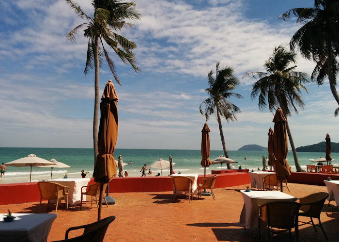 Không gian hướng biển của nhà hàng view biển Phú Quốc - Paradiso