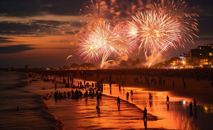 Goa là điểm đón năm mới tuyệt vời nhất châu Á với những bữa tiệc đêm sôi động và màn bắn pháo hoa rực rỡ bên bờ biển