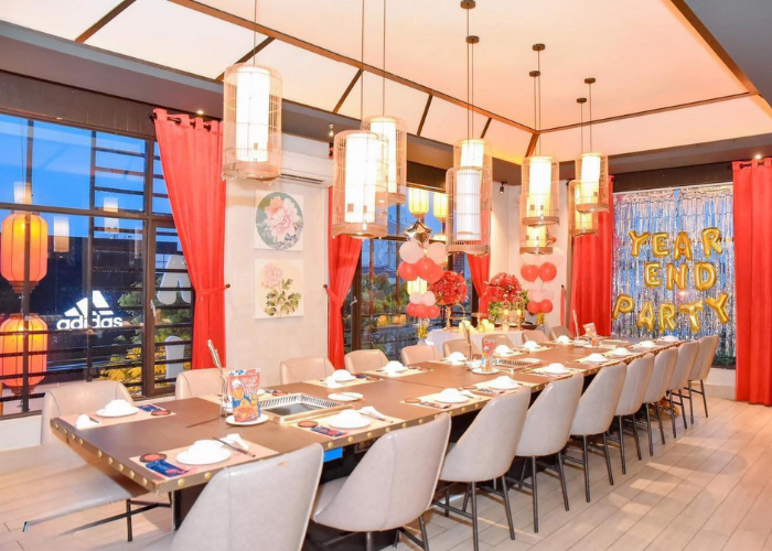 Không gian tổ chức Year End Party tại Ecstasy Company - một trong những nhà hàng tổ chức tất niên tốt nhất ở Đà Nẵng