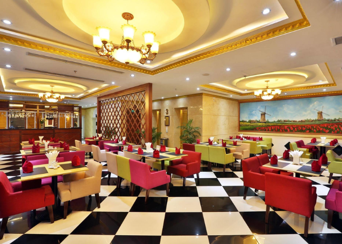 Gopatel - Golden Palace Hotel là một trong những nhà hàng tổ chức tất niên tốt nhất ở Đà Nẵng nổi bật với không gian sang trọng, rộng rãi