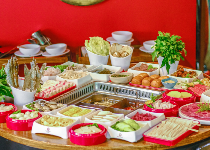 Thực đơn của Gang Yu Hotpot nổi tiếng với nhiều loại lẩu đặc trưng, trứ danh