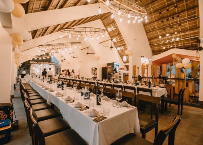 Nhà hàng tổ chức tất niên tốt nhất ở Đà Nẵng này luôn chỉn chu, tỉ mỉ trong các khâu trang trí, setup sự kiện