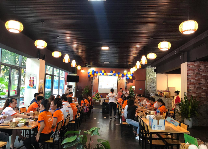 Vườn Bia Nga Cua - một trong số những nhà hàng tổ chức tất niên tốt nhất ở Thanh Hóa