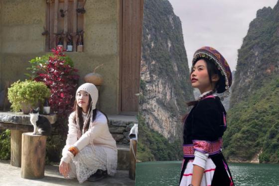 Phương Mỹ Chi du lịch Hà Giang vi vu vùng đất 'Đá nở hoa' 