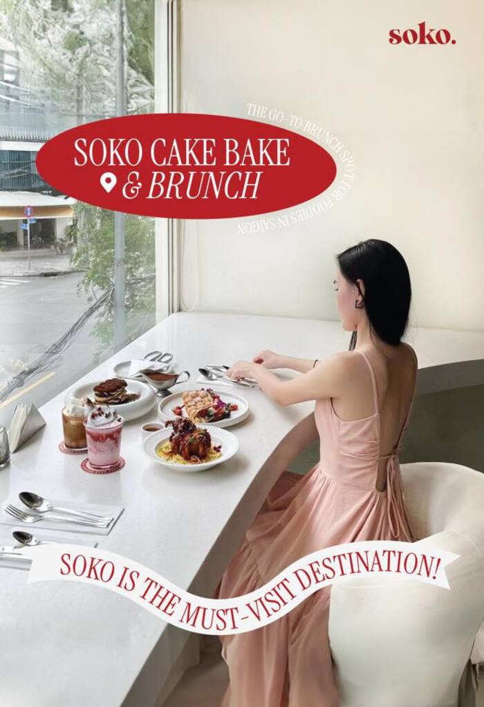 Tiệm bán bánh giáng sinh ở TP HCM - SOKO Cake Bake & Brunch