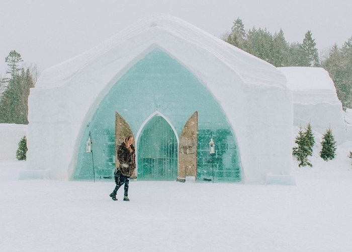 Du lịch Canada mùa đông - Ở khách sạn băng