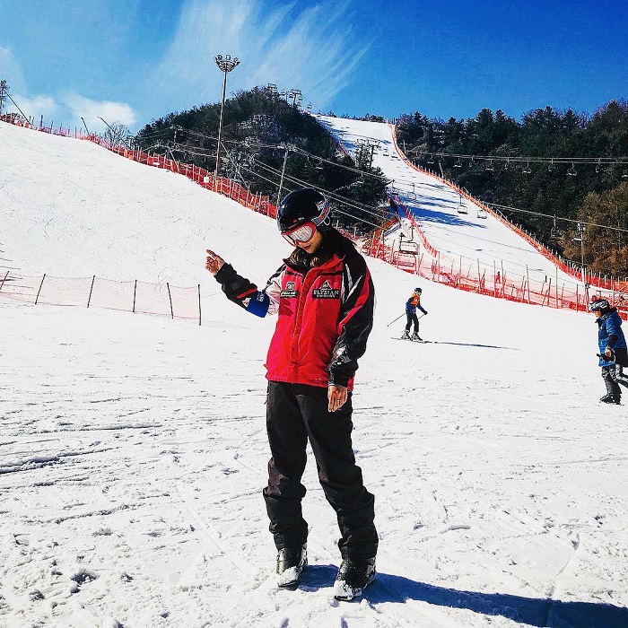 Elysian Gangchon là khu trượt tuyết nổi tiếng châu Á có đường trượt dài