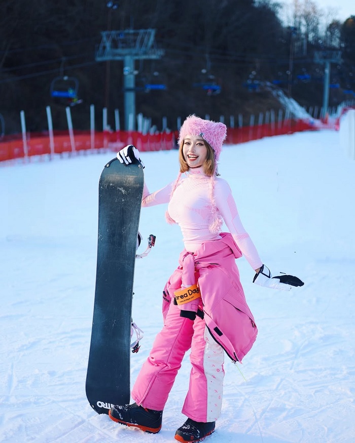 Elysian Gangchon là khu trượt tuyết nổi tiếng châu Á hấp dẫn du khách