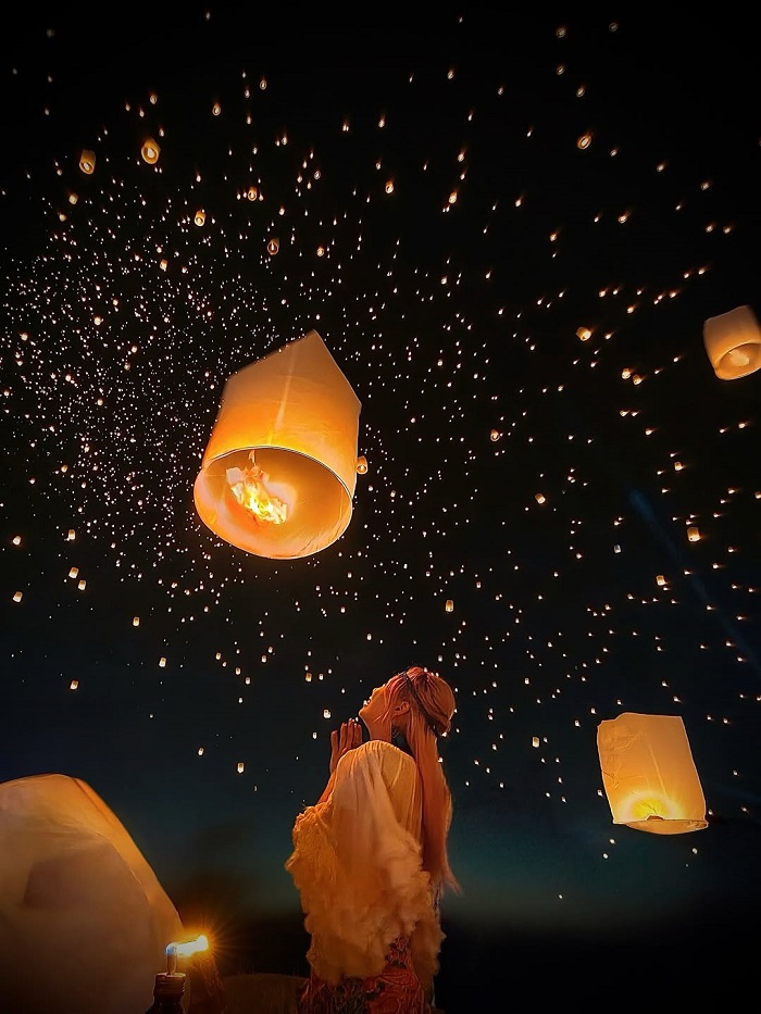 Yi Peng là lễ hội lồng đèn lớn nhất châu Á có quy mô lớn