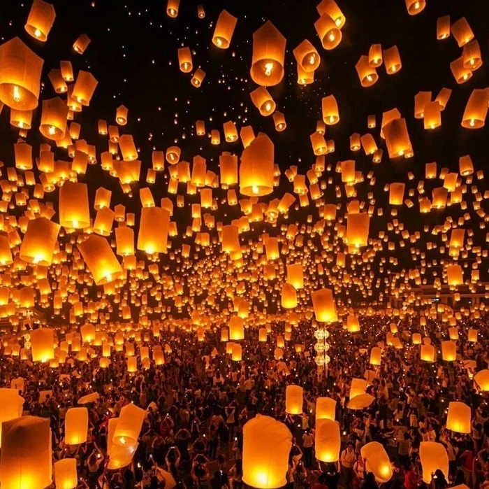 Pingxi là lễ hội lồng đèn lớn nhất châu Á mang đến khung cảnh rực rỡ