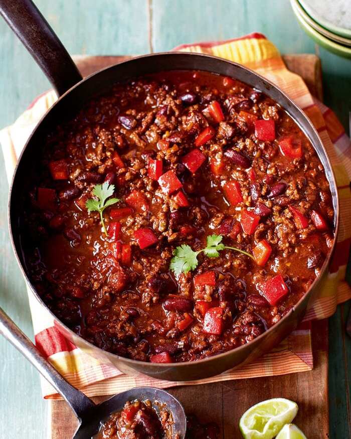 Món ăn mùa đông ở Mỹ - Chili con carne
