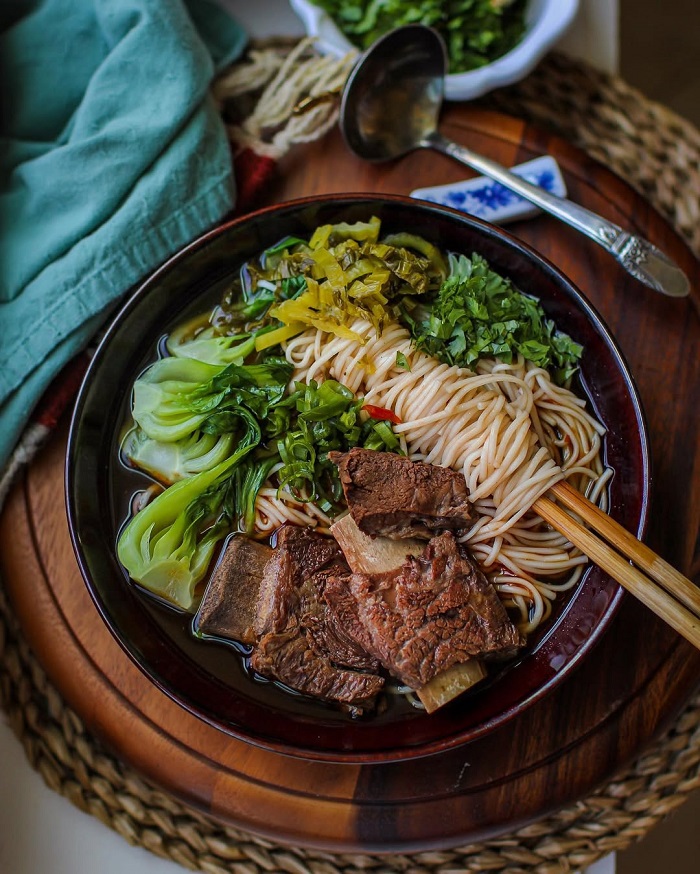 Mì bò hầm là món ăn ngon phải thử tại Đài Loan dành cho du khách