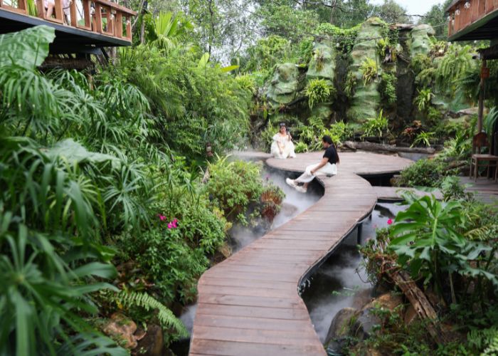 Khuôn viên Cái Tổ Chim được thiết kế như rừng nhiệt đới thu nhỏ