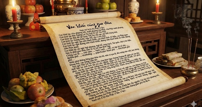 Văn khấn giao thừa vô cùng quan trọng trong văn hóa Tết Việt
