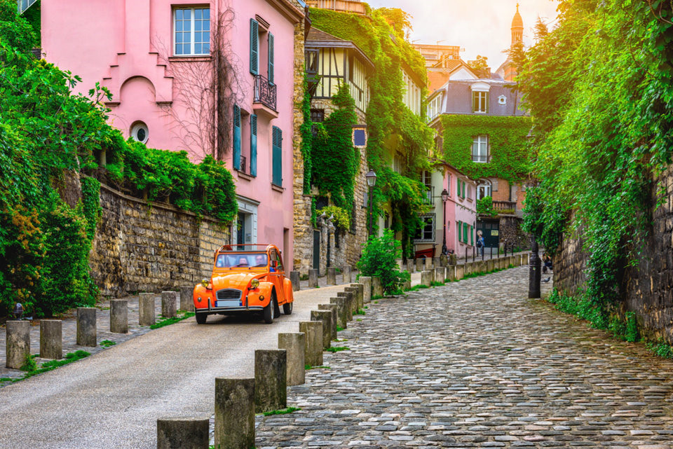 Khu Montmartre Pháp, đường xá xinh đẹp