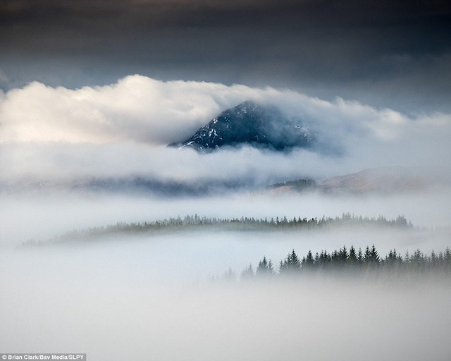 Sương mù buổi sáng ở Lochaber Near Inchlaggan. Ảnh: Brian Clark