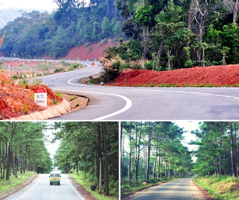 Con đường di chuyển tới Măng Đen, Kon Tum