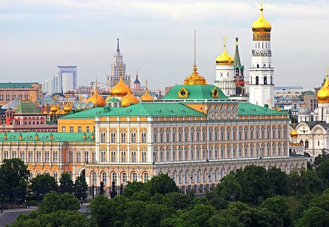 Du lịch Moscow Nga thăm Điện Kremlin