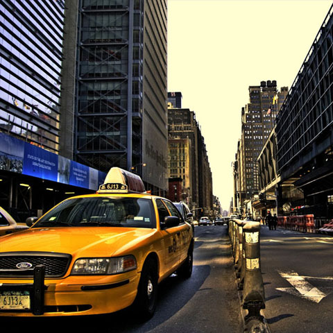 Xe taxi Cab NYC.