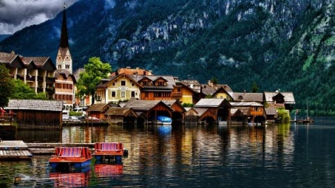 Hallstatt Áo ngôi làng du lịch mang vẻ đẹp yên bình nhất châu âu