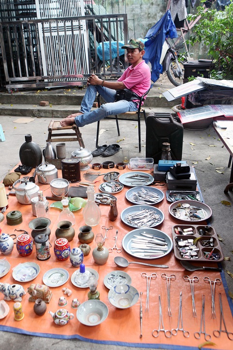 Chợ phi&ecirc;n H&agrave; Nội xưa