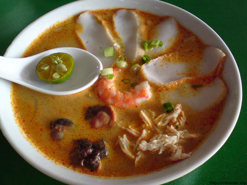 Cac mon an kem ca ri Laska