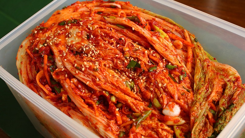 Kim chi là món ăn truyền thống không thể thiếu trong mâm cơm của người Triều Tiên 