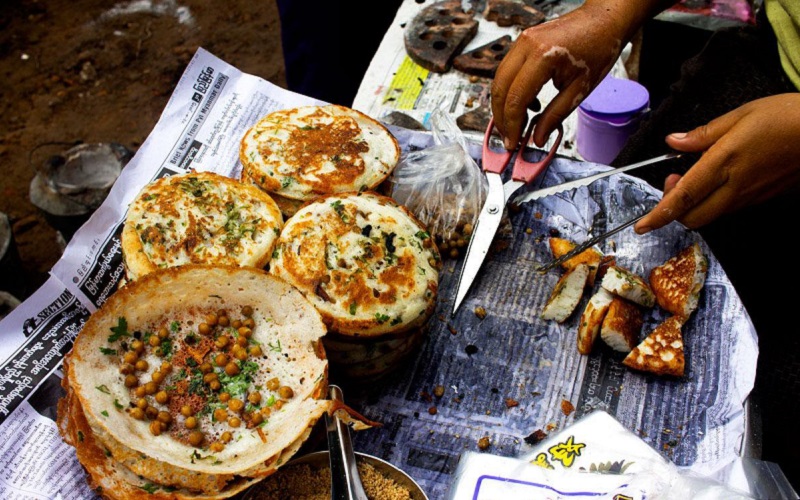 món ăn đường phố Yangon