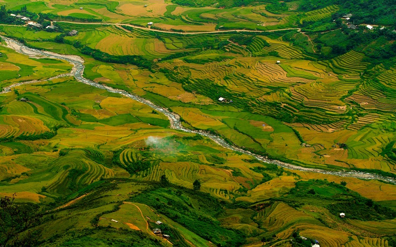 Mường L&ograve; - c&aacute;nh đồng nằm ở thị x&atilde; Nghĩa Lộ, tỉnh Y&ecirc;n B&aacute;i