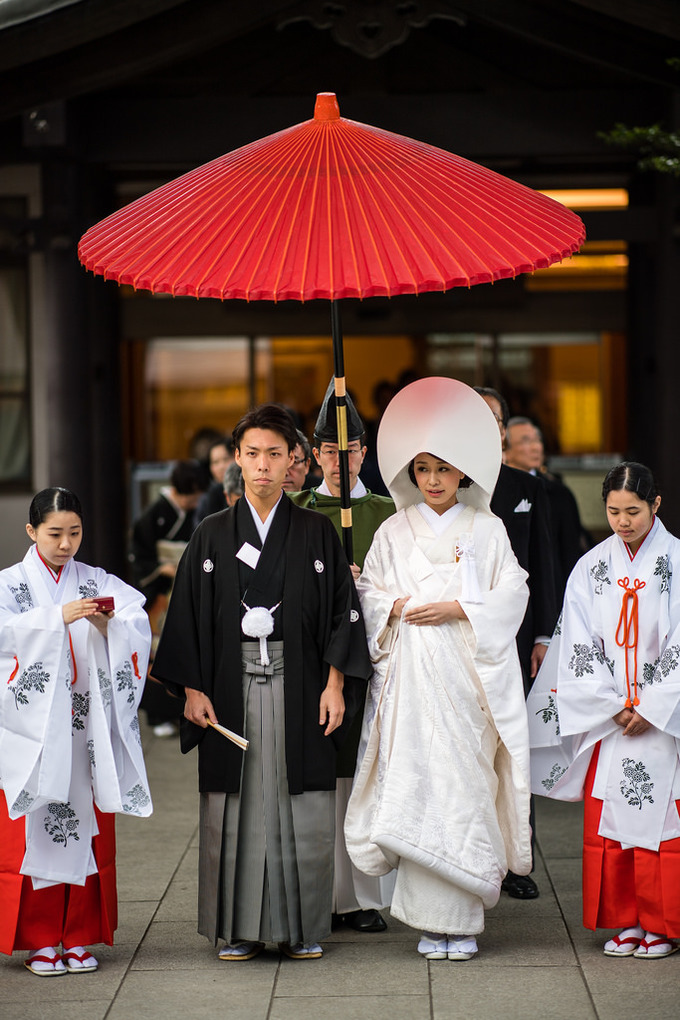 Cô dâu trong đám cưới truyền thống của người Nhật