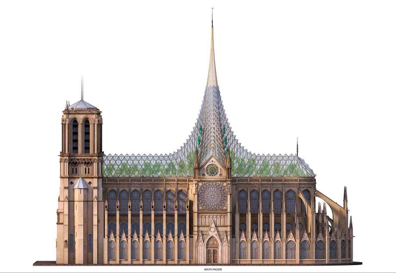 tu sửa nhà thờ Đức Bà Paris