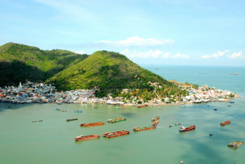 Vũng Tàu nhìn từ trên cao