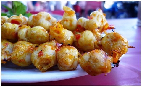 Răng mực nướng