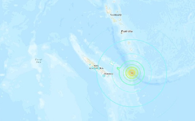 Tin nóng: Động đất mạnh 7.5 độ richter tại Nam Thái Bình Dương, cảnh báo sóng thần