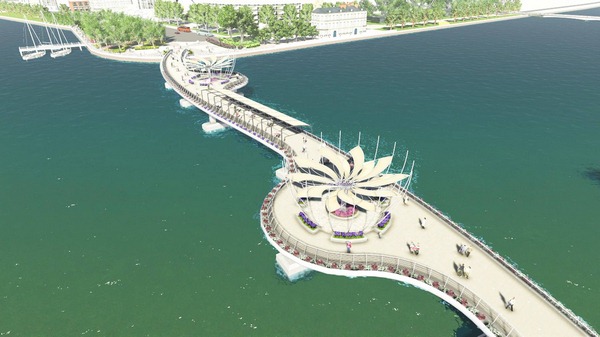 Cầu đi bộ trên bến Ninh Kiều nổi tiếng Kinh nghiệm du lịch Cần Thơ